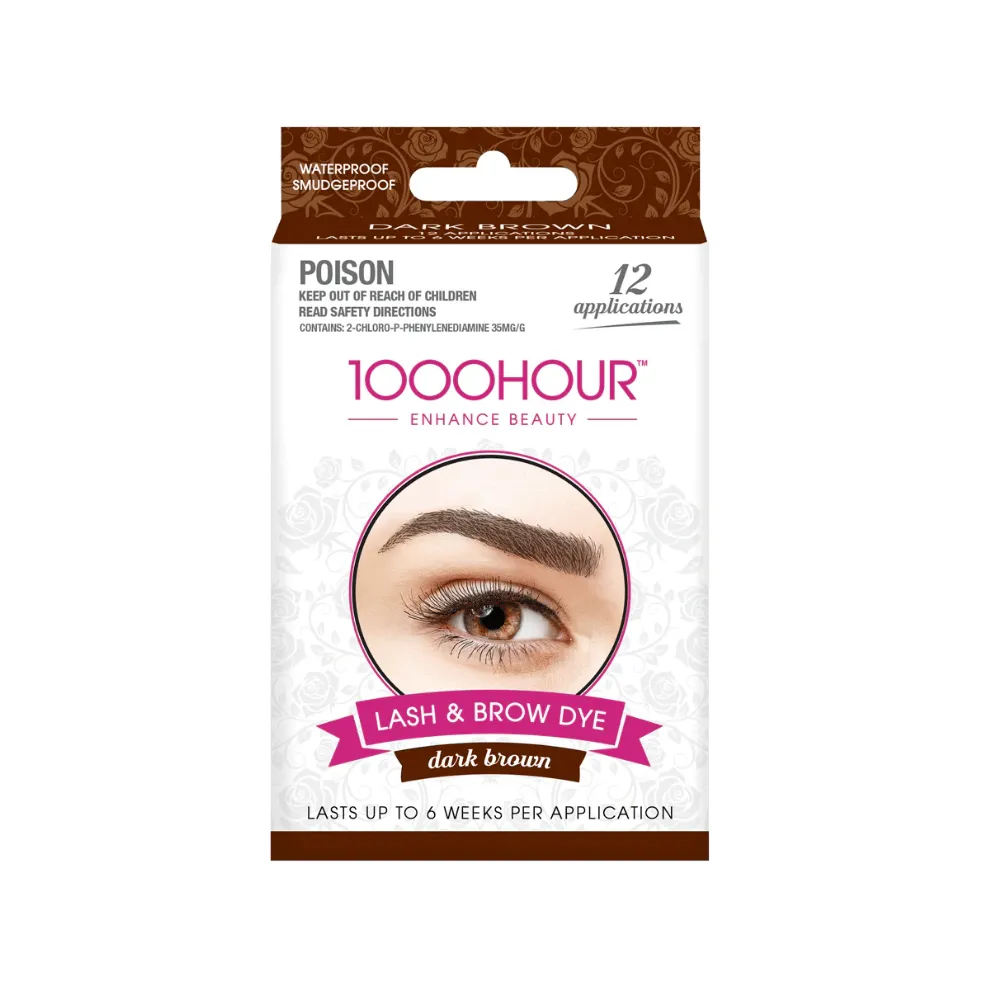 1000 Hour Lash & Brow Dye - Dark Brown 15ml