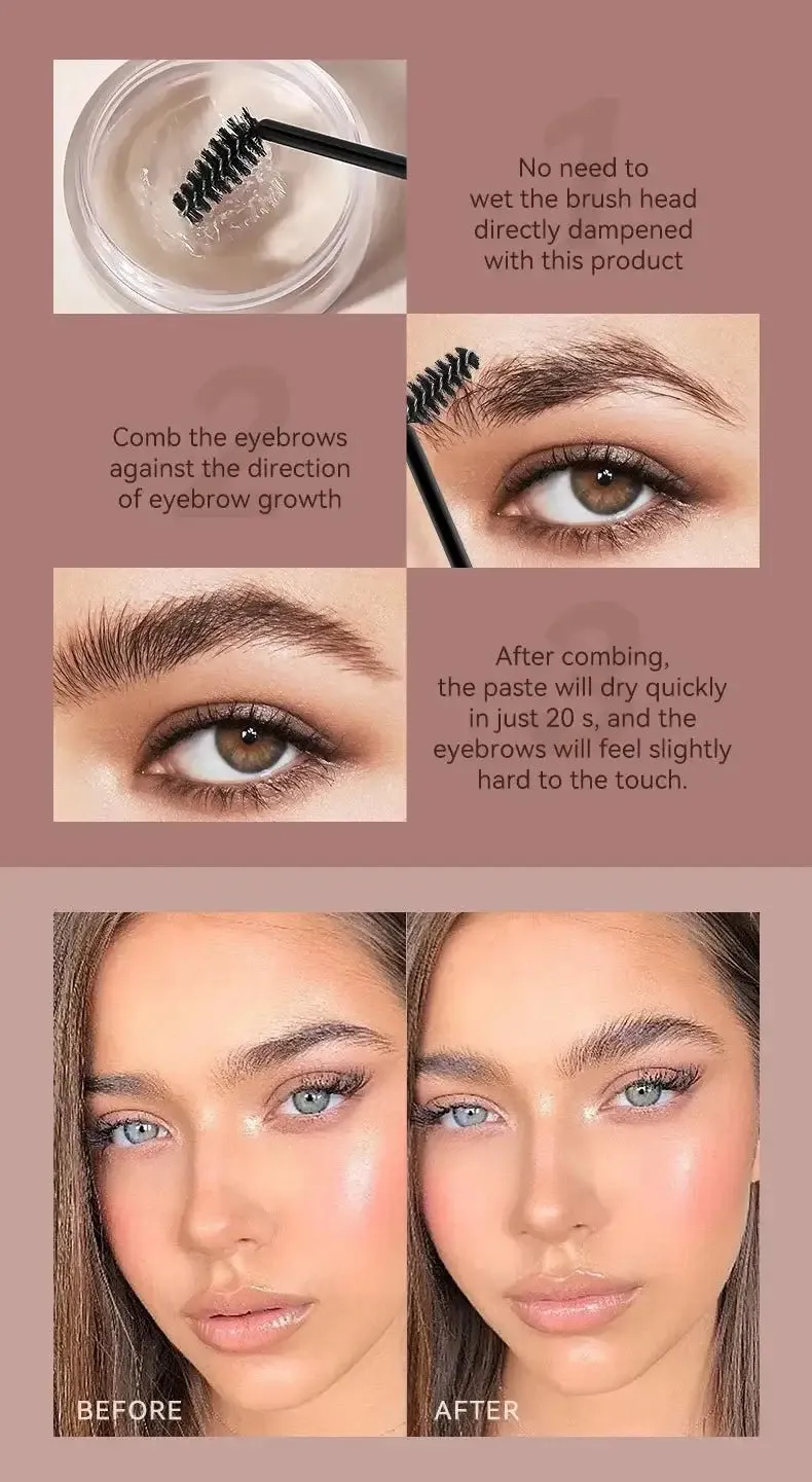 1pcs Waterproof 3D Eyebrow Enhancer -Styling Gel Wax