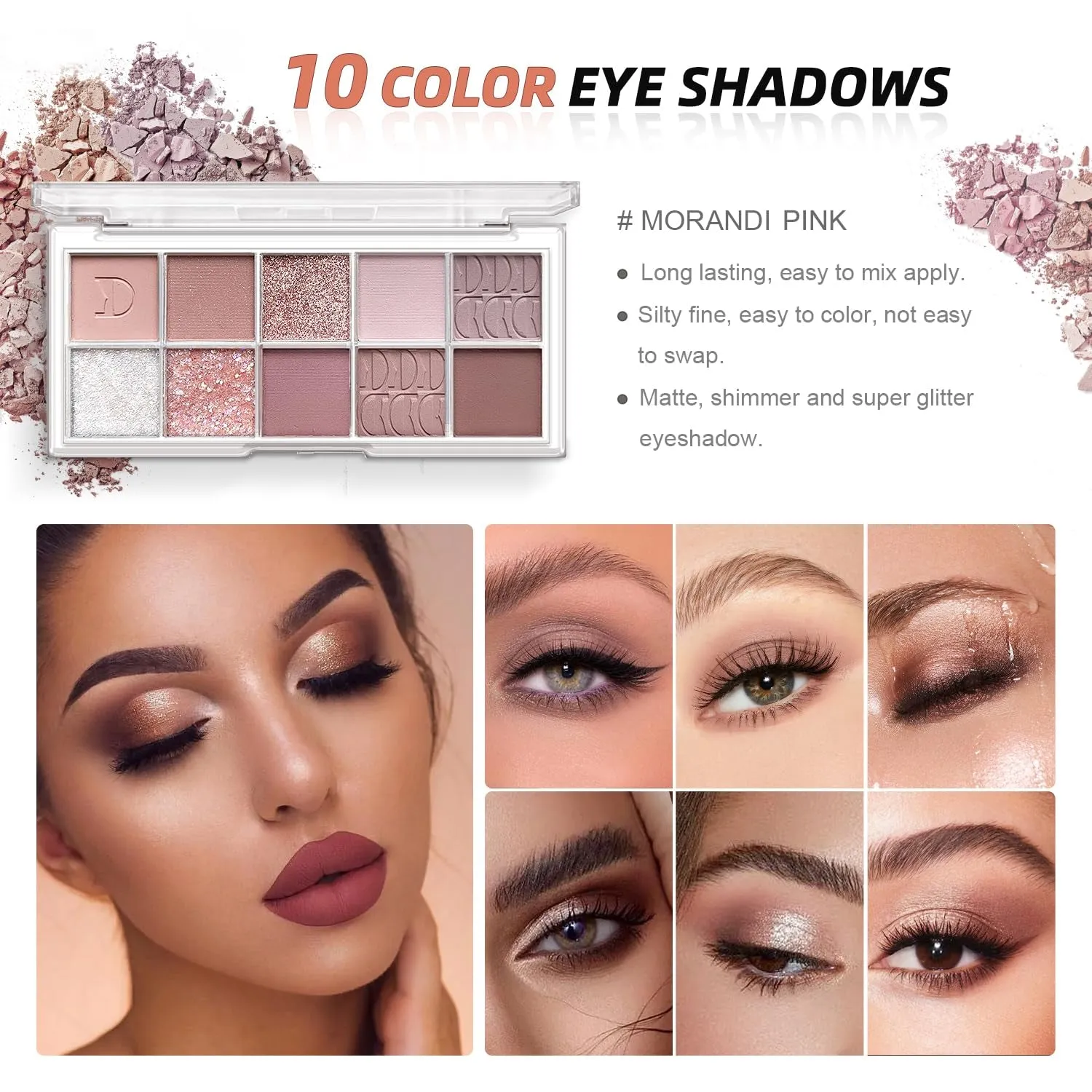 All-in-One Makeup Kit for Women â€“ Complete Cosmetics Set for Beginners & Pros, Gift-Ready (10-Pink)