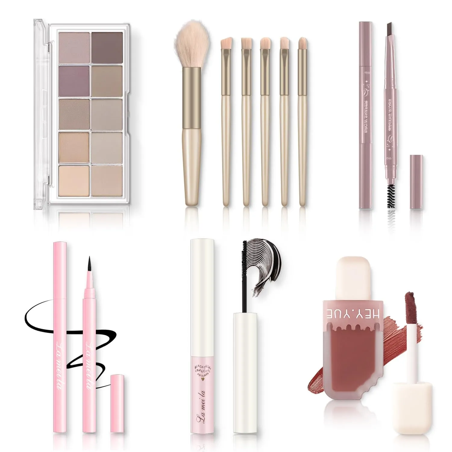All-in-One Makeup Kit for Women â€“ Complete Cosmetics Set for Beginners & Pros, Gift-Ready (10-Pink)