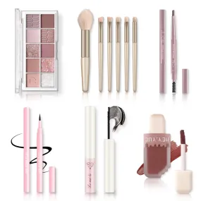 All-in-One Makeup Kit for Women â€“ Complete Cosmetics Set for Beginners & Pros, Gift-Ready (10-Pink)