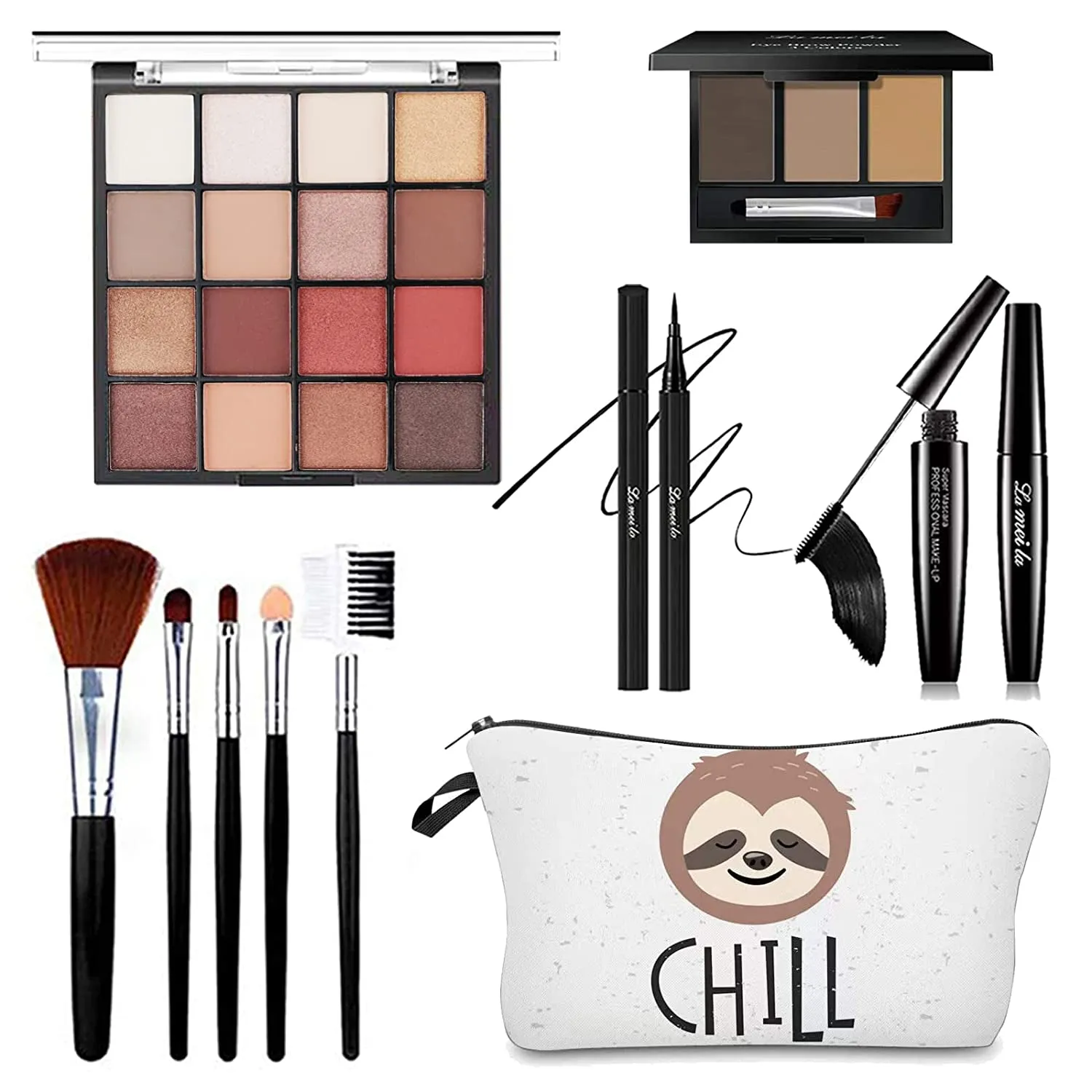 All-in-One Makeup Kit for Women â€“ Complete Cosmetics Set for Beginners & Pros, Gift-Ready (10-Pink)