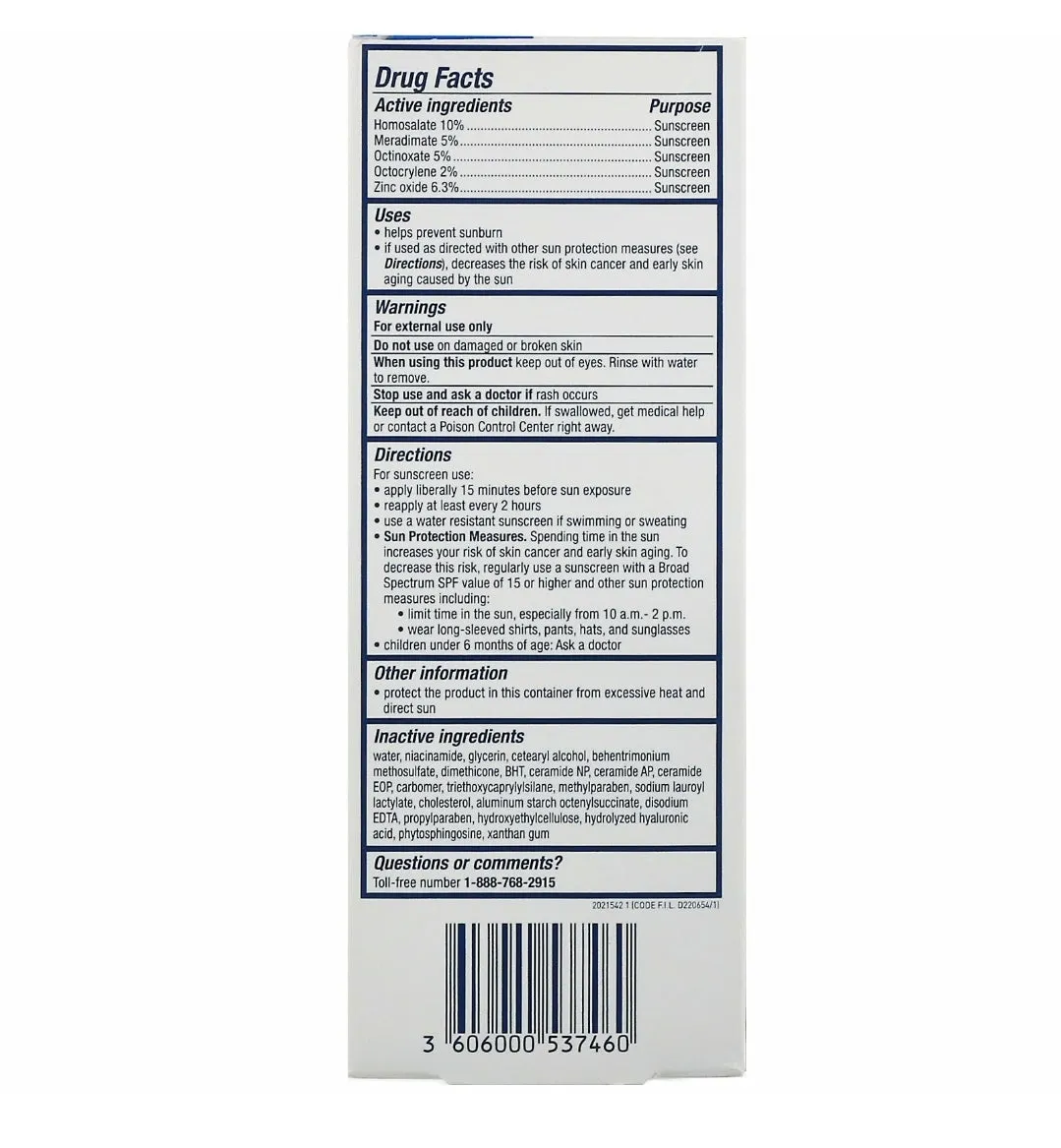 AM Facial Moisturizing Lotion with Sunscreen( box damaged during shipping Bottle is perfect and new )