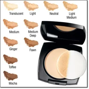 Avon Ideal Flawless Pressed Powder  | Ginger