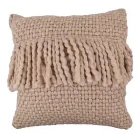 Blush Carin Wool Blend Cushion - 45cm x 45cm
