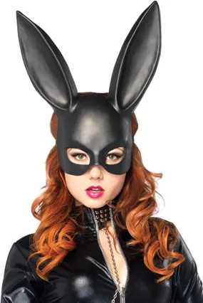 Bondage bunny mask Black