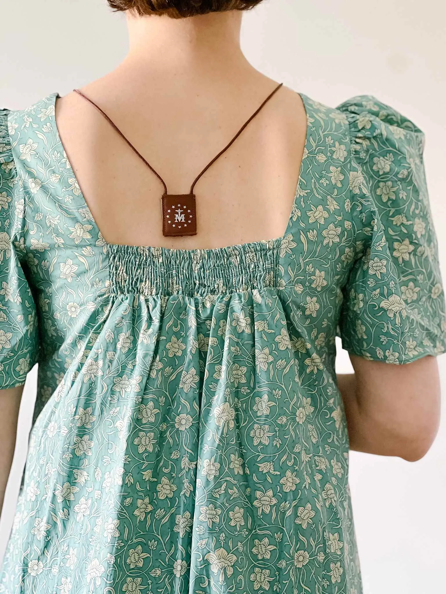 Brown Scapular, Brown & Cream, Our Lady of Mt. Carmel