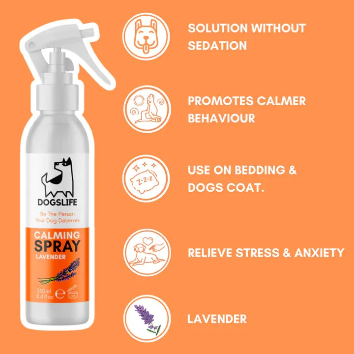 Calming Dog Spray - Natural Lavender Scented