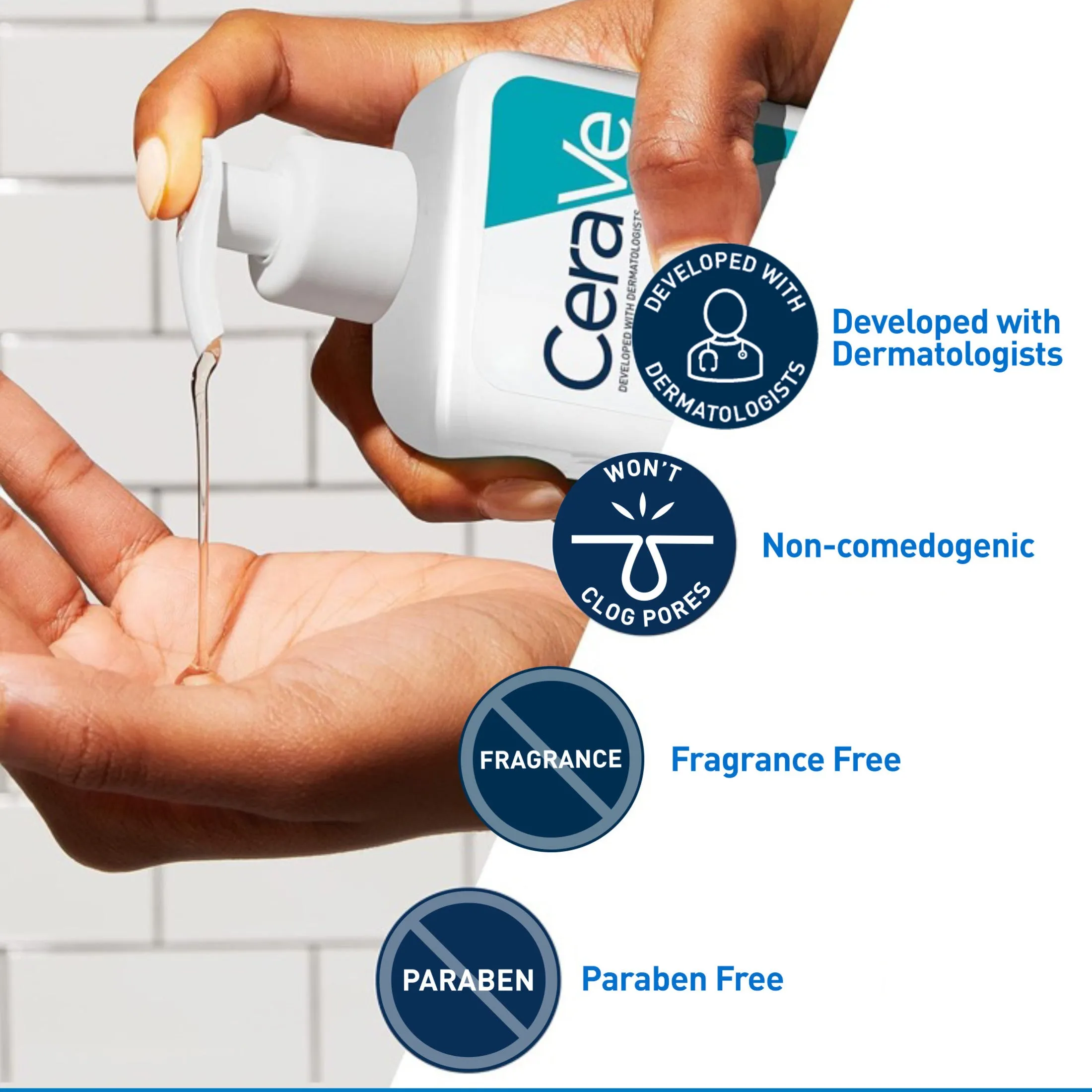 CeraVe Acne Face Wash, Acne Cleanser with Salicylic Acid and Purifying Clay for Oily Skin, 8 fl oz