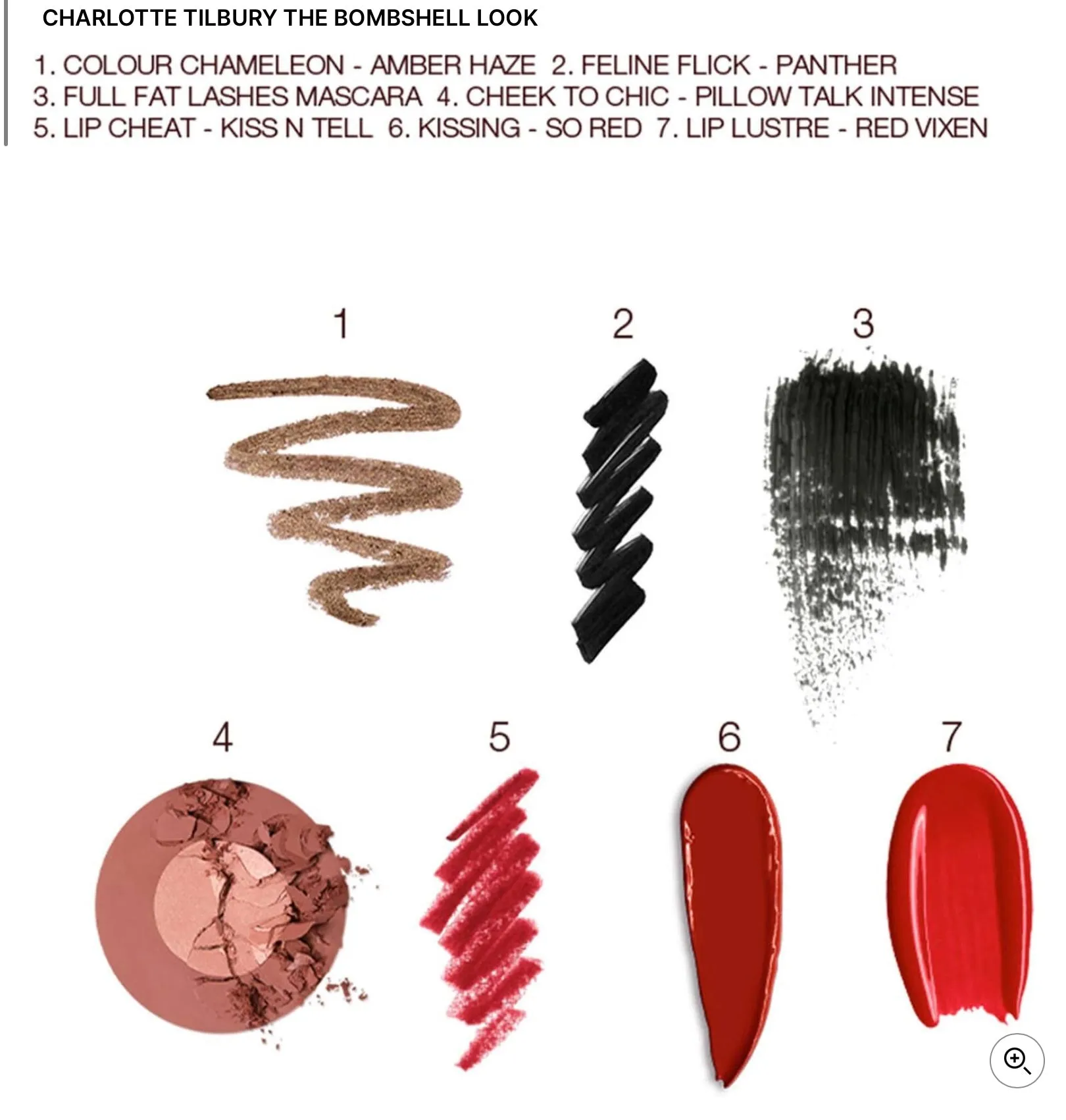 CHARLOTTE TILBURY THE BOMBSHELL LOOK Deep