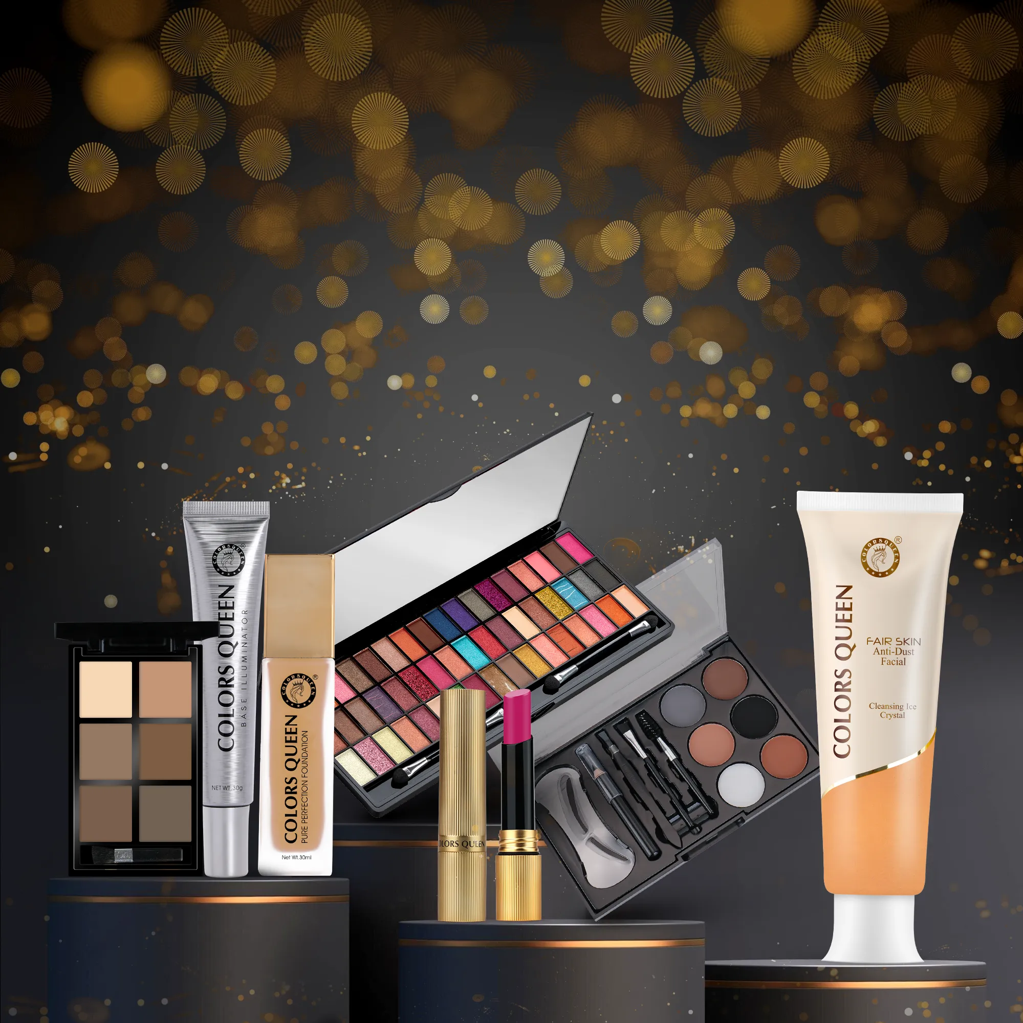 Colors Queen Glam  Ready Makeup kit