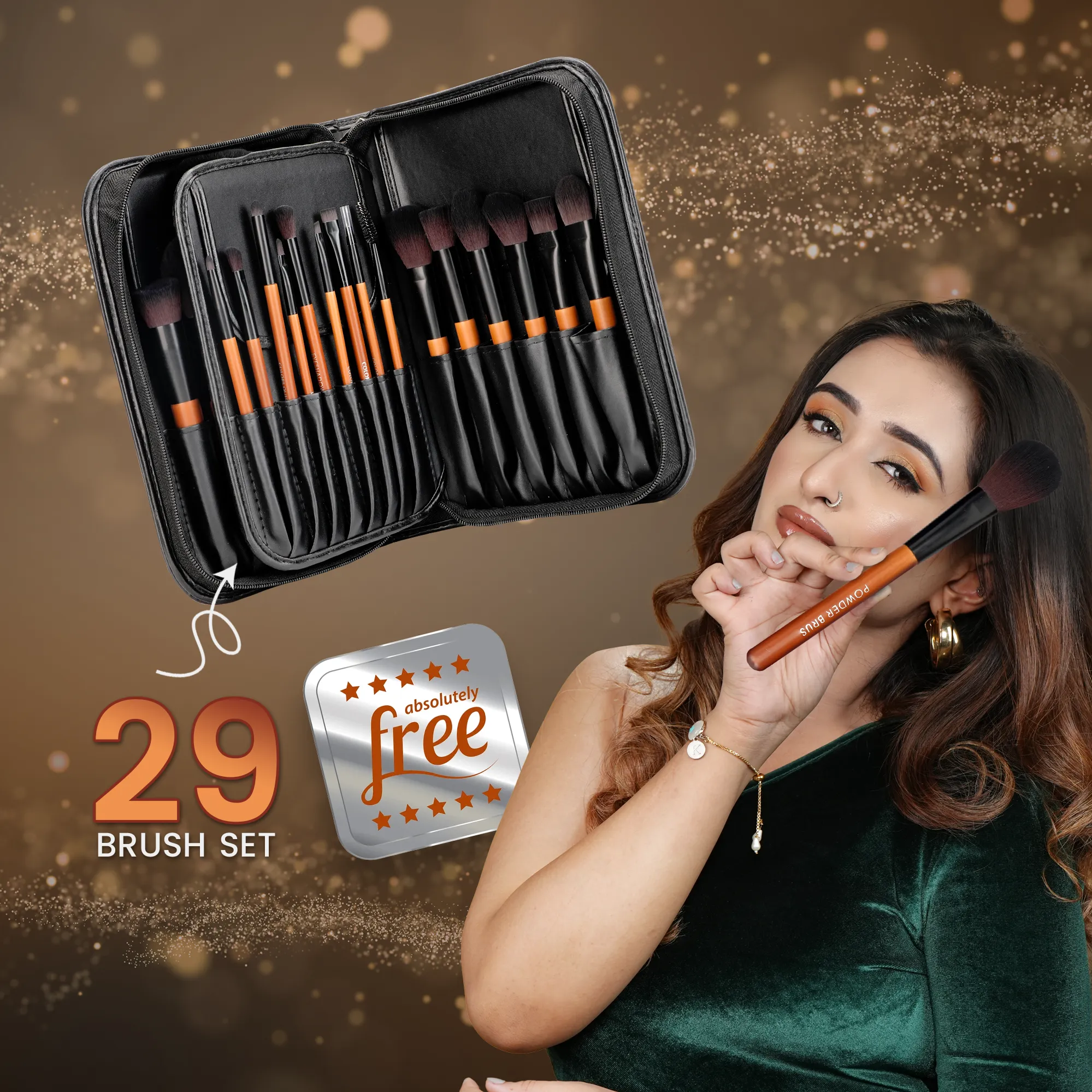 Colors Queen Glam  Ready Makeup kit