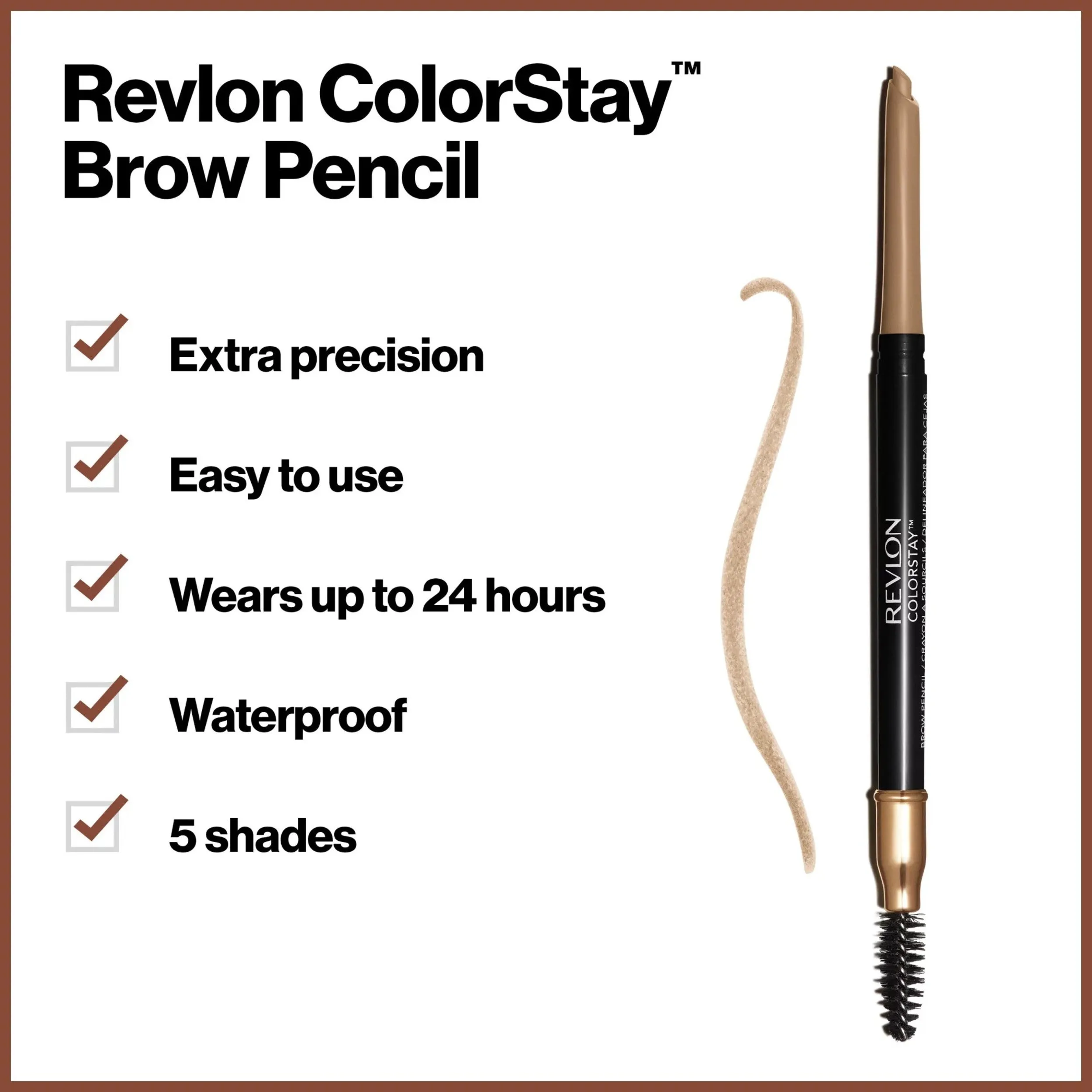 ColorStay Waterproof Eyebrow Retractable Pencil