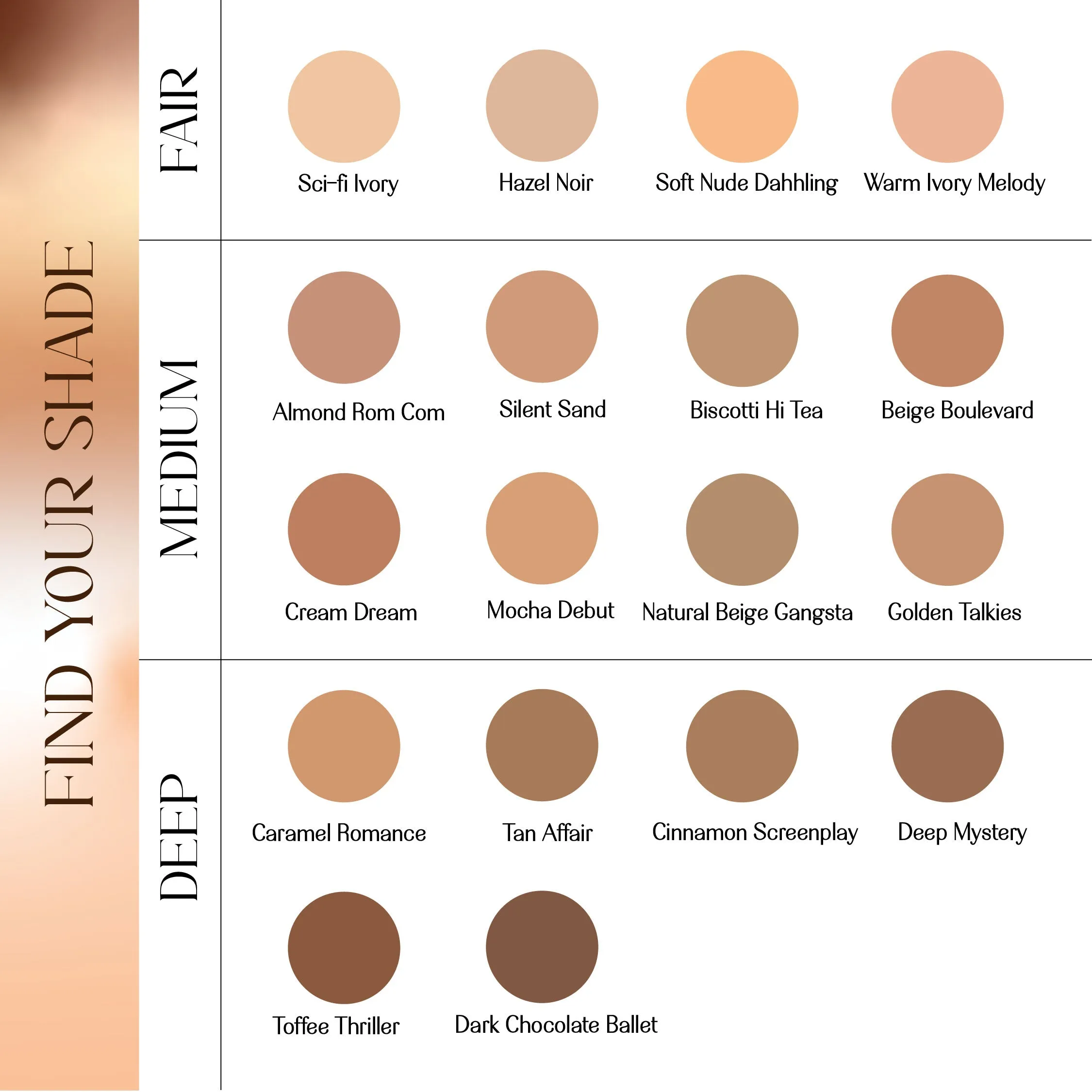 Deep Mystry- Lights Camera Foundation  4K Matte Finish