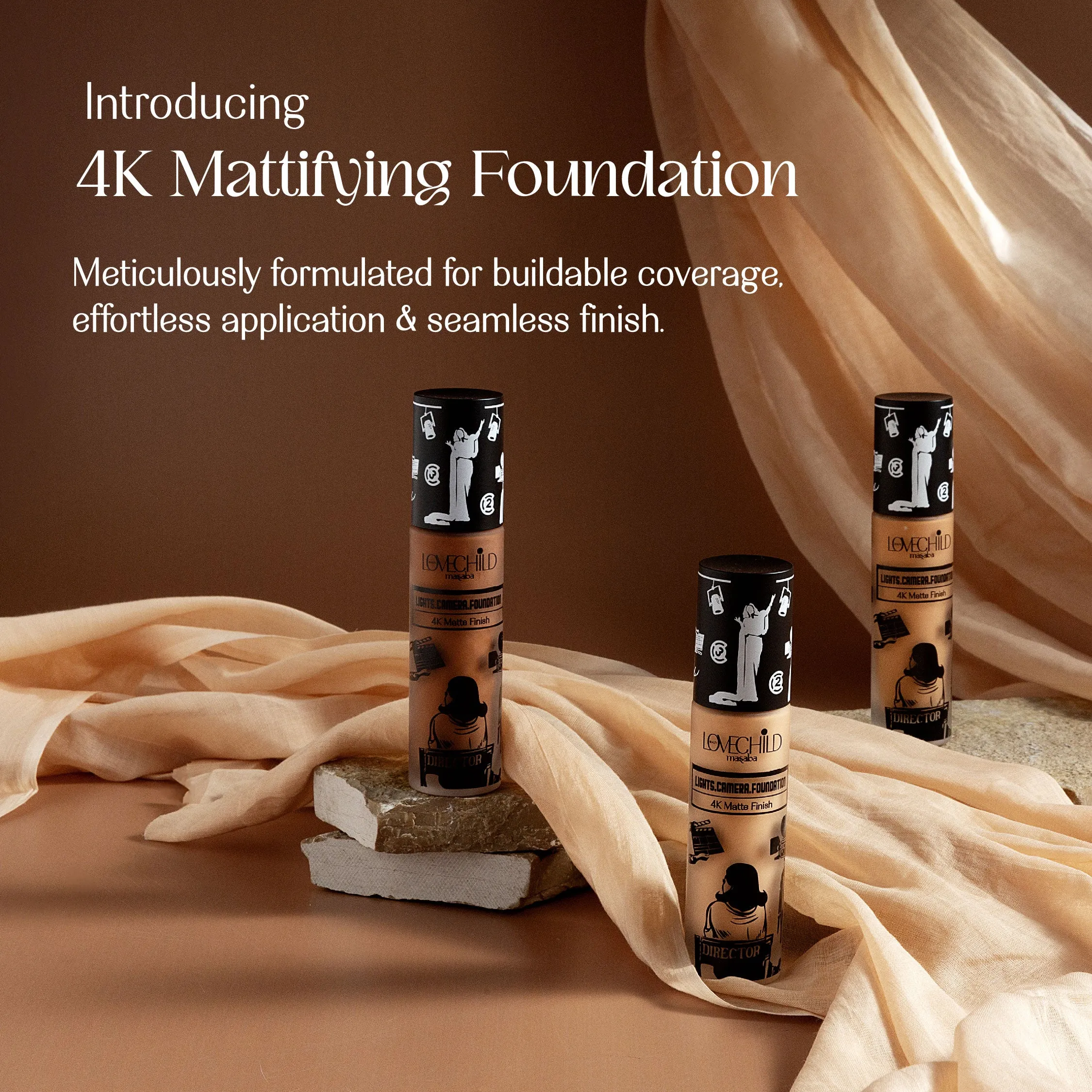 Deep Mystry- Lights Camera Foundation  4K Matte Finish