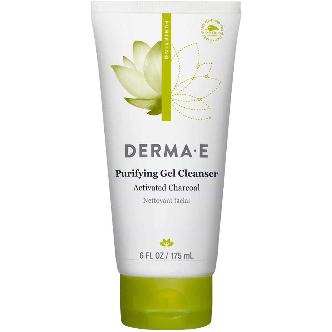 Derma E Purifying Gel Cleanser, Activated Charcoal, 175ml