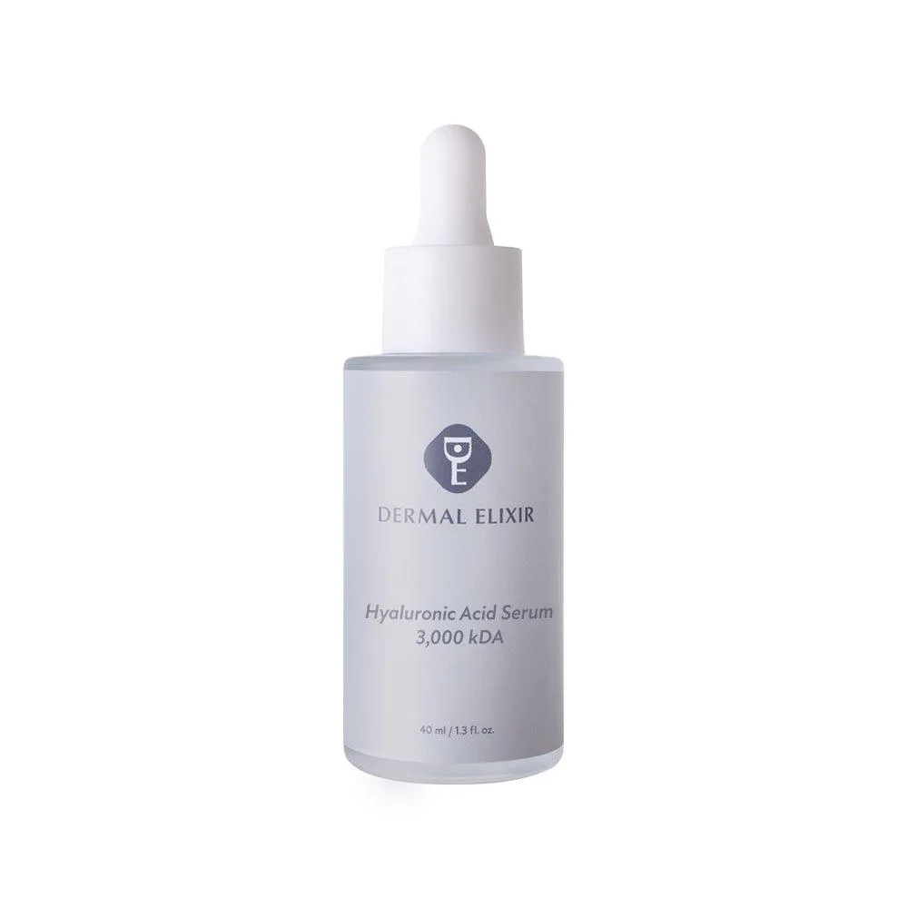 Dermal Elixir Hyaluronic Acid Serum 3,000 kDA 40ml