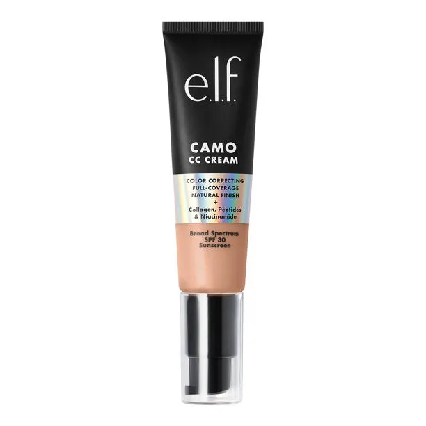 e.l.f. Camo CC Cream | Color Correcting Full Coverage Foundation with SPF 30 | Medium 310 C | 1.05 Oz (30g)