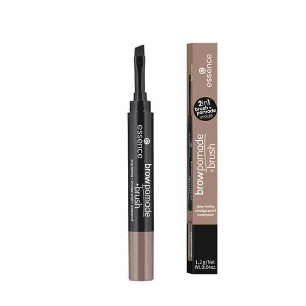 Essence Cosmetics Eyebrow Pomade   Brush - 02 Ash Blonde | FinalChoice