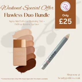 Flawless Duo Bundle (Sigma Skin Perfector Hydrating Tint   DuWop Reverse Lip Liner)