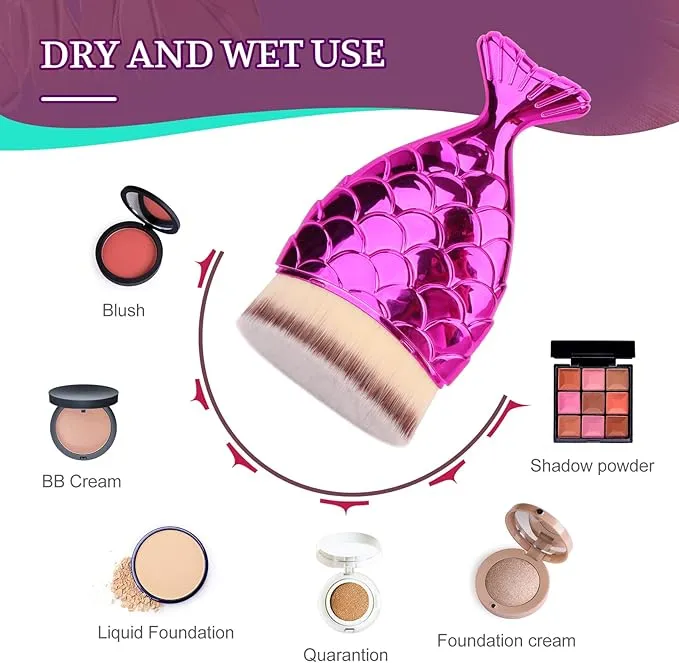 Kabuki Brush Sunscreen Applicator for  Foundation, Makeup Brushes for Liquid Foundation Powder Cream Contour Buffing Stippling Blending