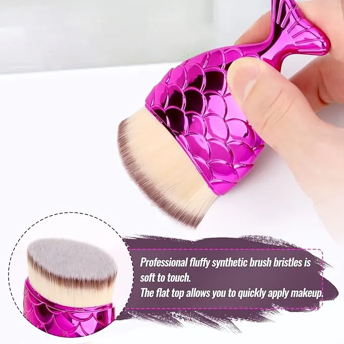 Kabuki Brush Sunscreen Applicator for  Foundation, Makeup Brushes for Liquid Foundation Powder Cream Contour Buffing Stippling Blending