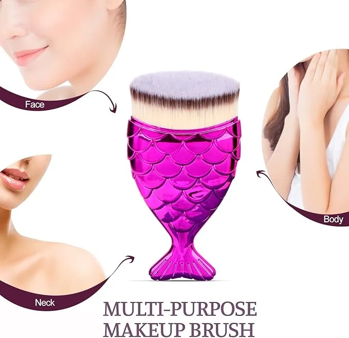 Kabuki Brush Sunscreen Applicator for  Foundation, Makeup Brushes for Liquid Foundation Powder Cream Contour Buffing Stippling Blending