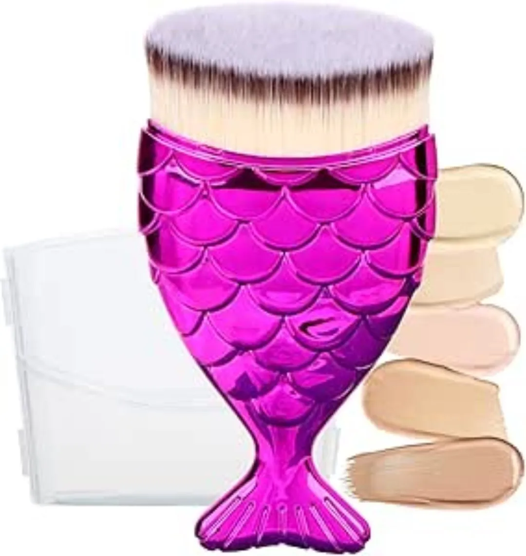 Kabuki Brush Sunscreen Applicator for  Foundation, Makeup Brushes for Liquid Foundation Powder Cream Contour Buffing Stippling Blending