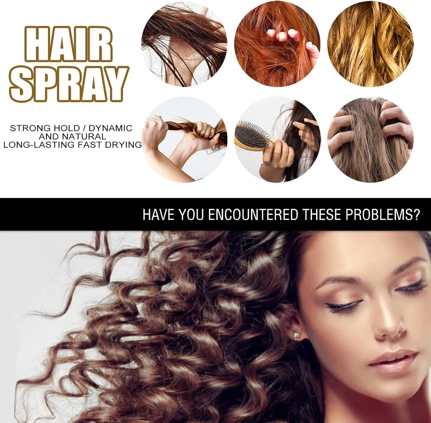LadyBaby Hairspray, 100ml Extra-Volume Magic Styling Gel Extra-Volume.