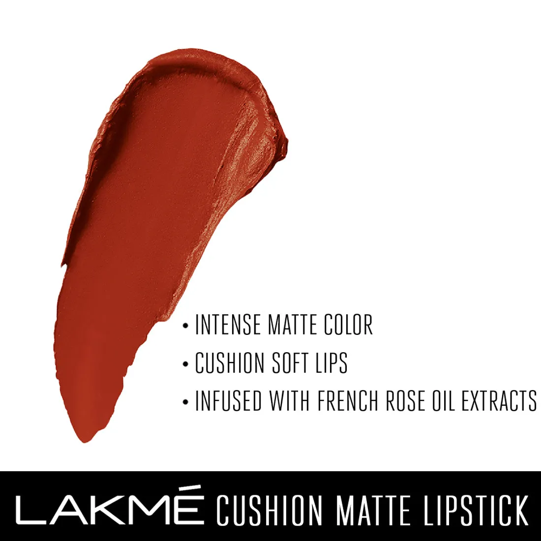 Lakmē Cushion Matte, Red Ruby