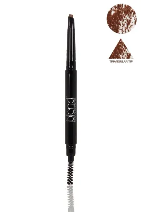 Long-Wearing Eyebrow Pencil with Attached Spooly Brush - Universal Dark Warm