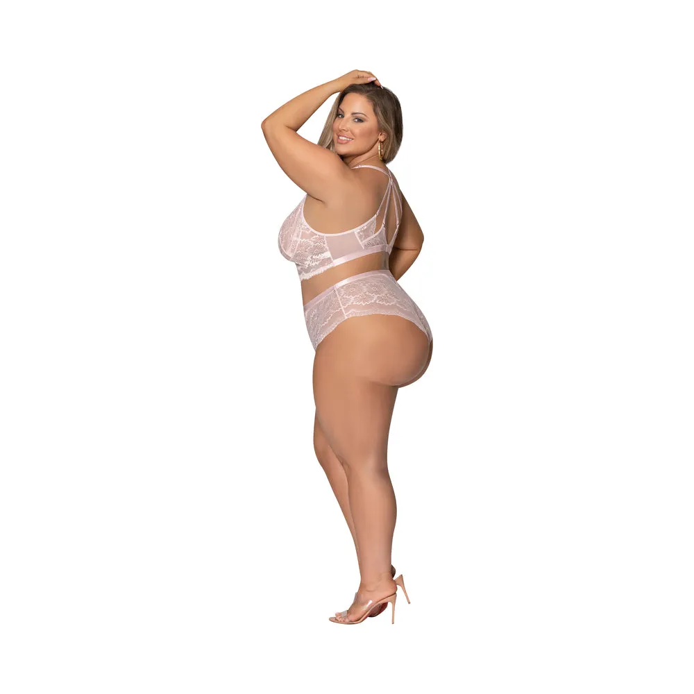 Magic Silk Seabreeze Cami & Short Set Blush Queen Size