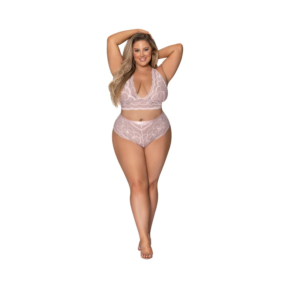 Magic Silk Seabreeze Cami & Short Set Blush Queen Size