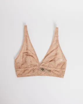 Mariposa Soft Plunge Bra in Blush