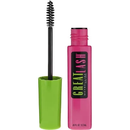 Maybelline Great Lash Blackest Black Mascara 12.5 ml, Maybelline New York