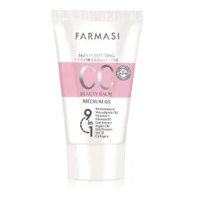 NEW FARMASI CC Color Control Cream, Natural and Flawless Finish, Enriched Formula with Multimineral & Spf 25 , All-Day Hold, All Skin Types, 1.7 fl. oz / 50 ml (Medium)