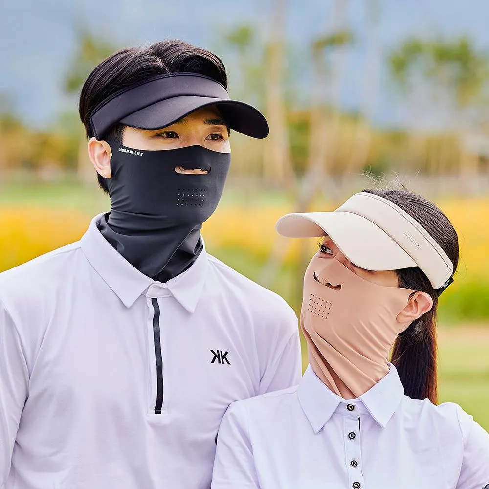 NORMAL LIFE UV Protection Sports Cooling Golf Mask