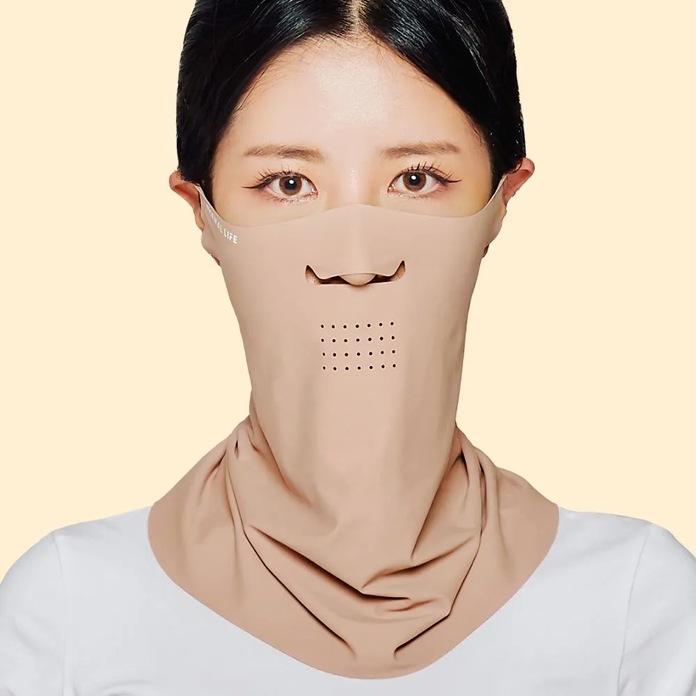 NORMAL LIFE UV Protection Sports Cooling Golf Mask