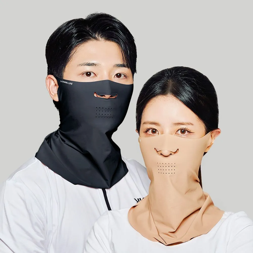 NORMAL LIFE UV Protection Sports Cooling Golf Mask