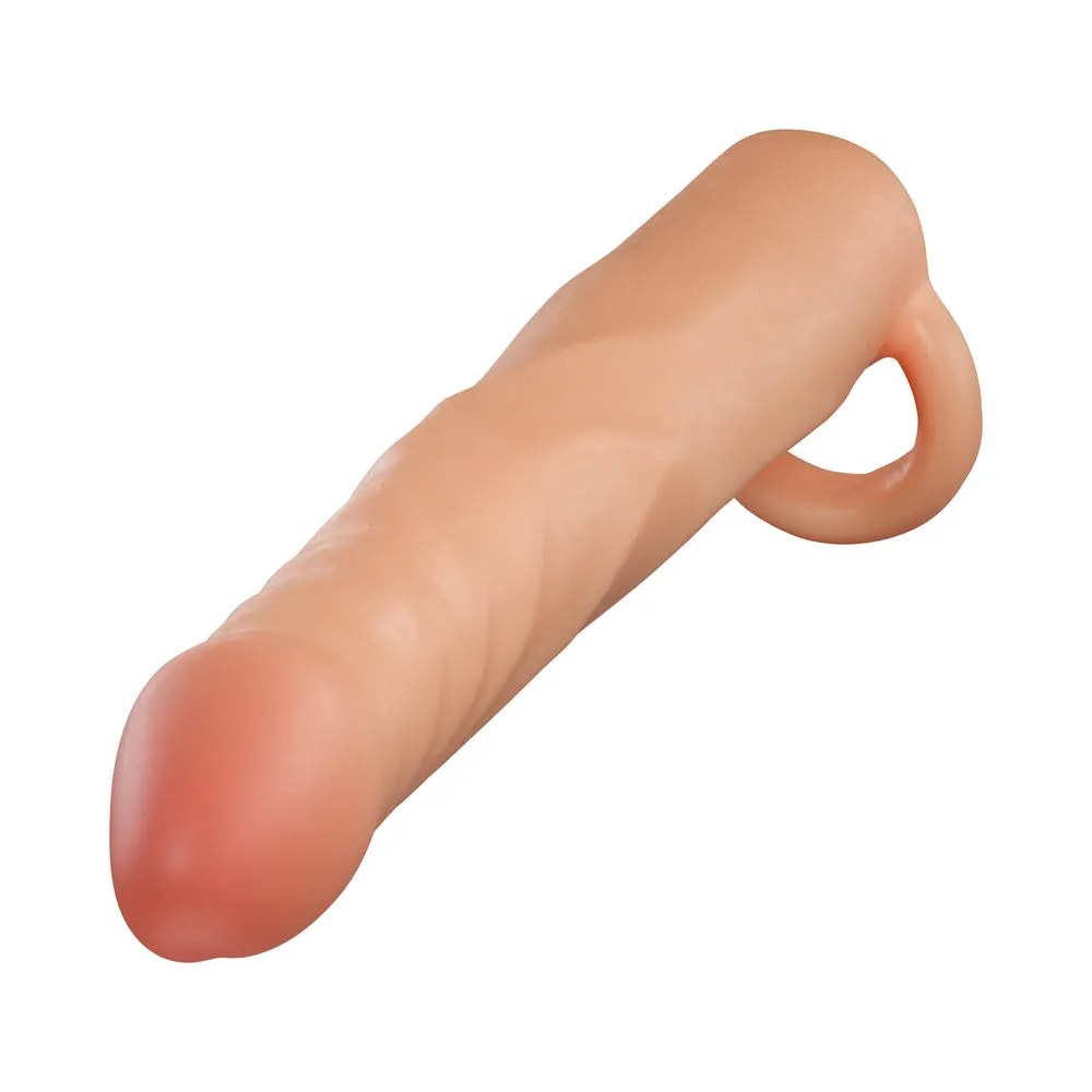 Performance Plus 2.5 in. Silicone Penis Xtender Beige