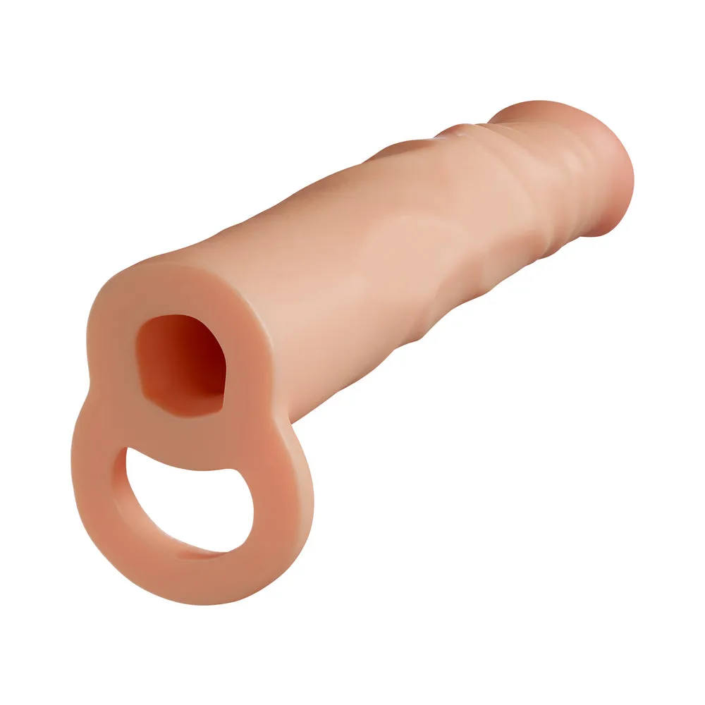 Performance Plus 2.5 in. Silicone Penis Xtender Beige