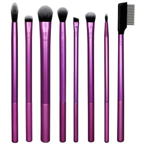 Real Techniques Every Day Eye 8 Piece Essentials For eyeshadow   eyeliner   mascara