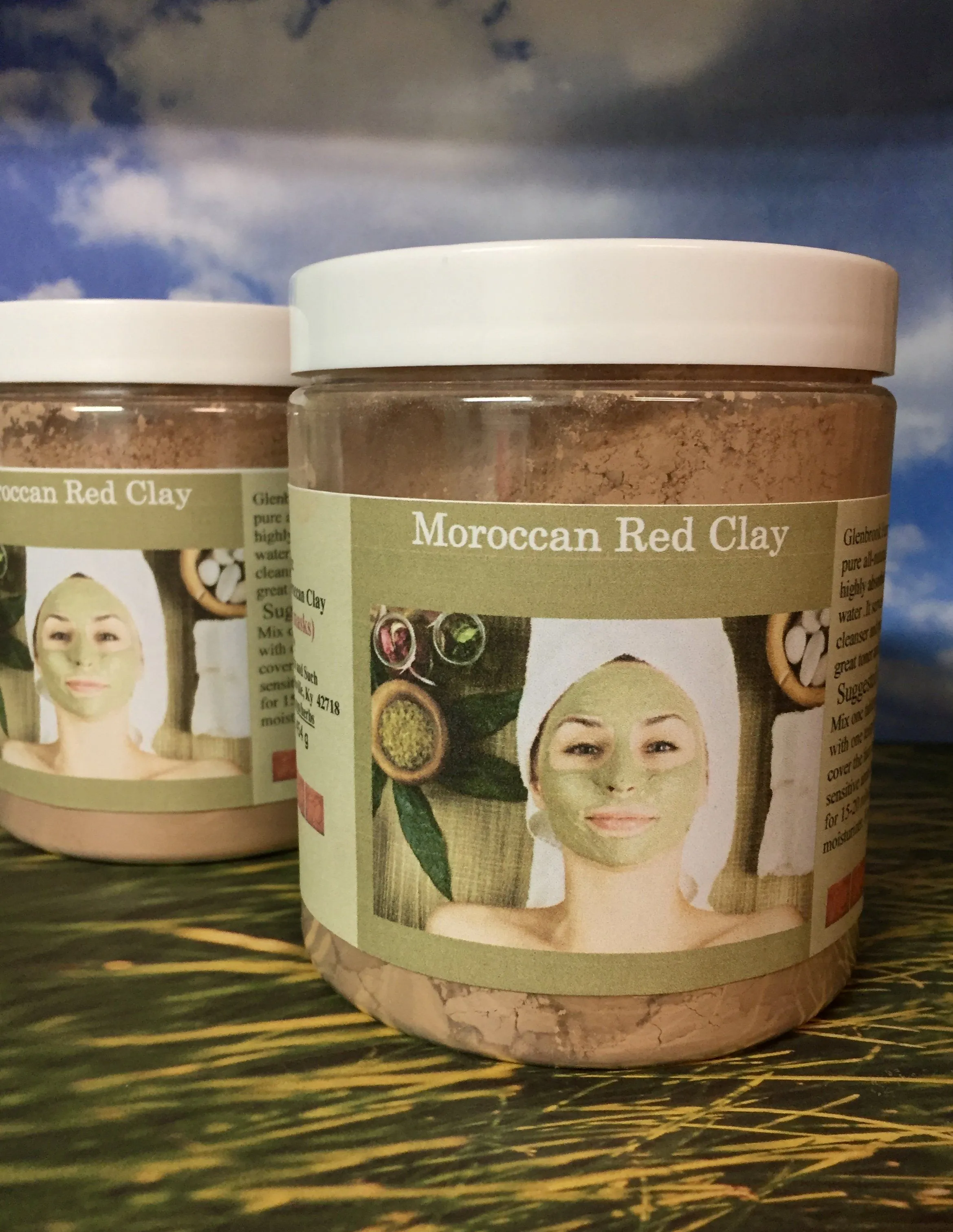 Red Clay Powder, Rhassoul or Moroccan