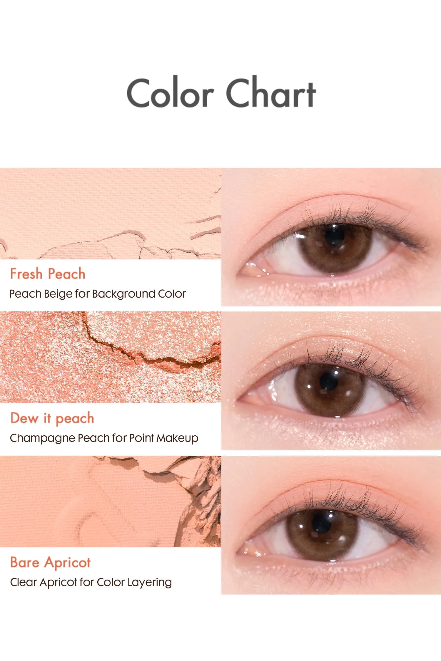 Rom&nd Bare Layer Palette (01 Apricot Mood) 韩国Rom&nd 水月综合眼影盘 (01 醉桃香檳) 14g