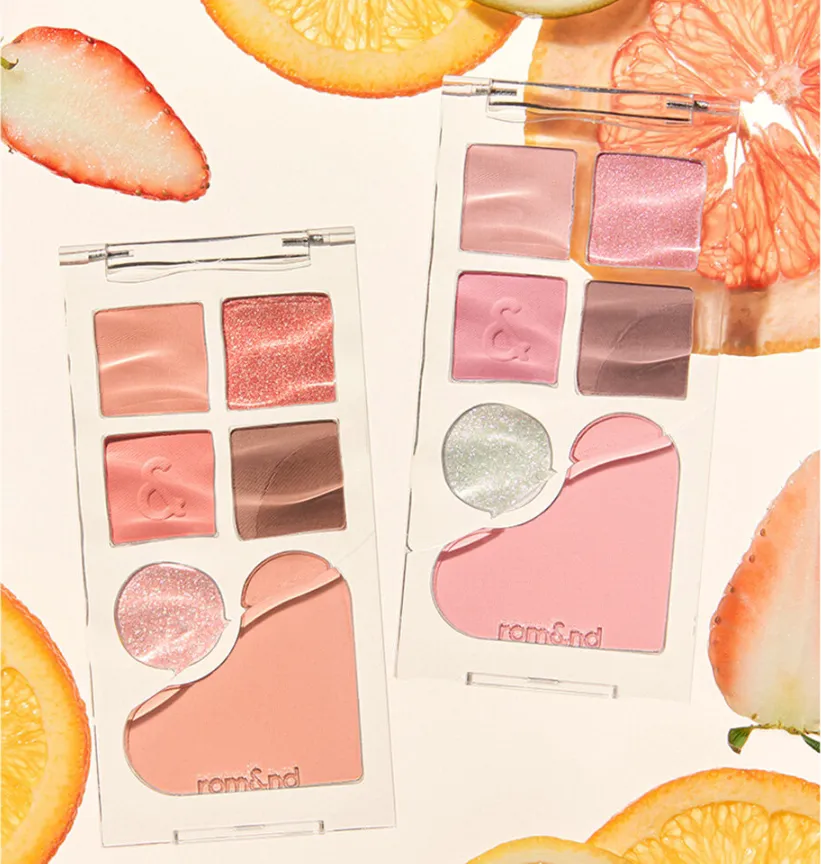 Rom&nd Bare Layer Palette (01 Apricot Mood) 韩国Rom&nd 水月综合眼影盘 (01 醉桃香檳) 14g