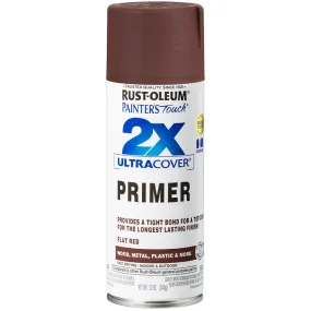 Rust-Oleum Painter's Touch 2X Ultra Cover 334018 General Purpose Primer, Red, Flat, 12 oz :CAN: QUANTITY: 1