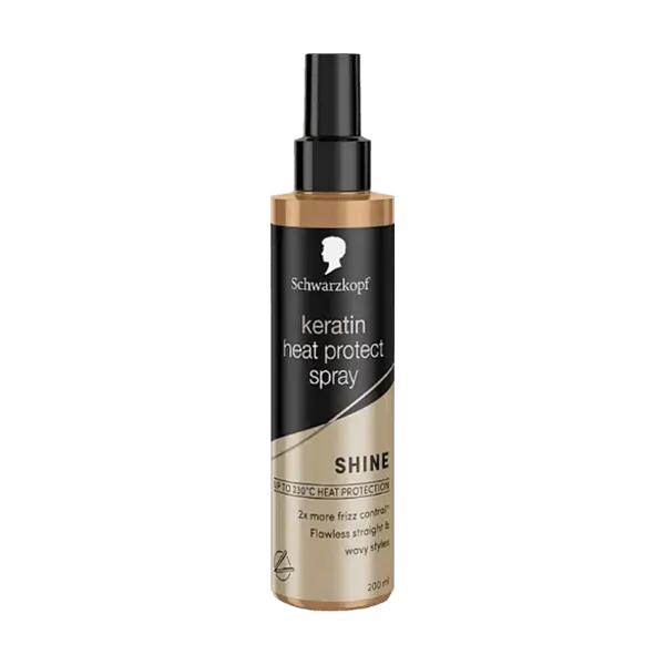 Schwarzkopf Keratin Heat Protect Shine Spray 200ml