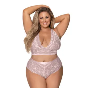 Seabreeze Strappy Back Cami & Short Blush 2X