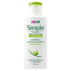 Simple Kind To Skin Purifying Cleansing Lotion 200 ml (N)