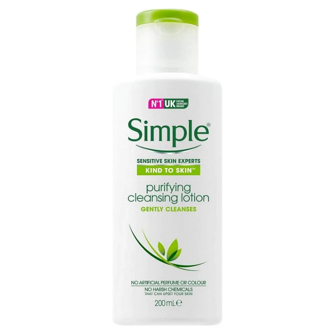 Simple Kind To Skin Purifying Cleansing Lotion 200 ml (N)